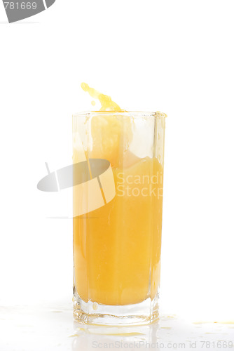 Image of  orange juice splash