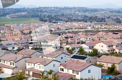 Image of Neighborhood Roof Tops View
