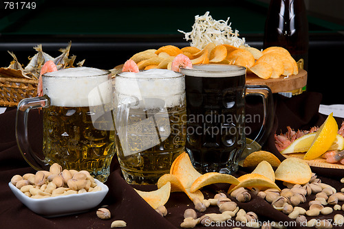 Image of Beer and snacks set