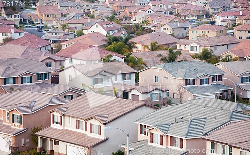 Image of Neighborhood Roof Tops View