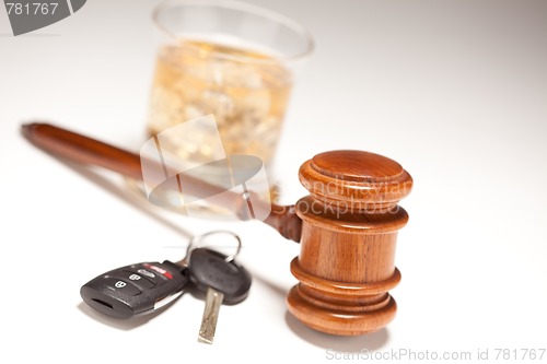 Image of Gavel, Alcoholic Drink & Car Keys