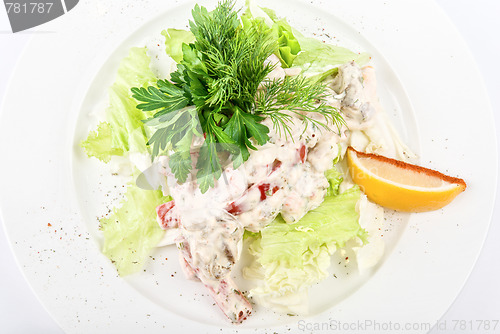 Image of seafood salad