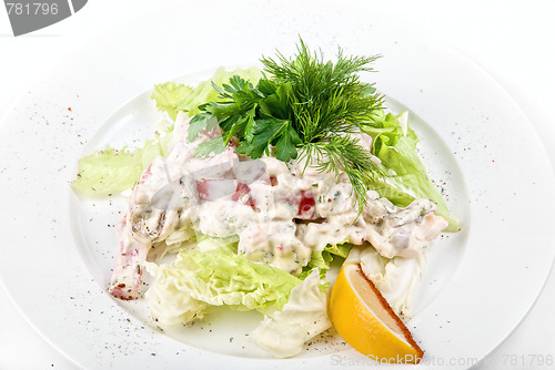 Image of seafood salad