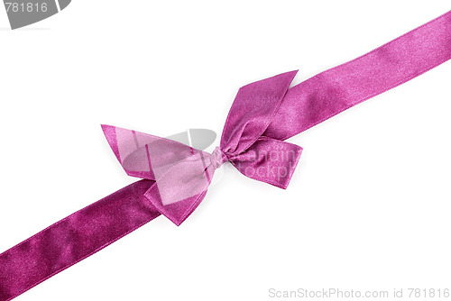 Image of purple holiday ribbon