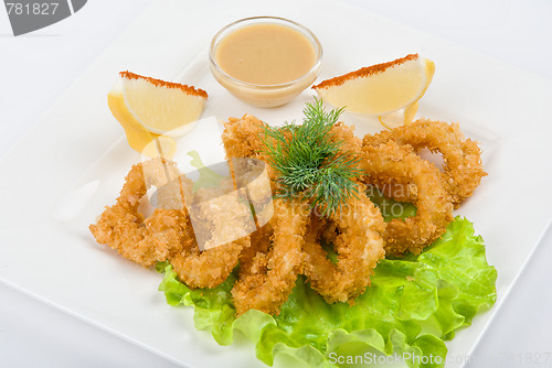 Image of Deep-fried squid dish