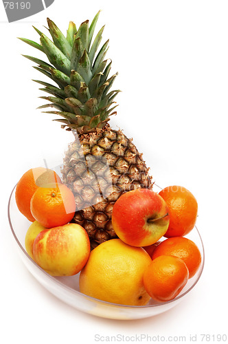 Image of Fruits in a bowl
