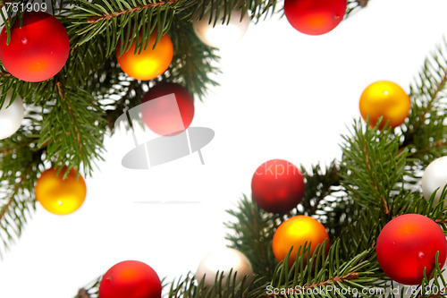 Image of Christmas tree decorations