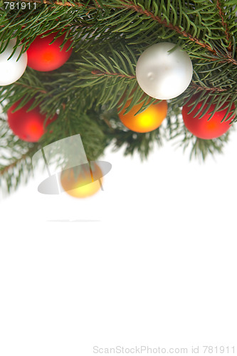 Image of Christmas tree decorations