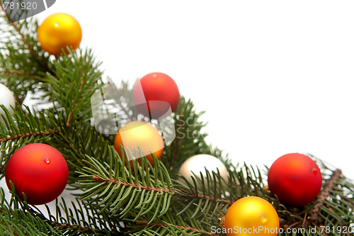 Image of Christmas tree decorations