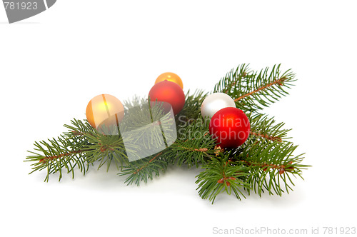 Image of Christmas tree decorations