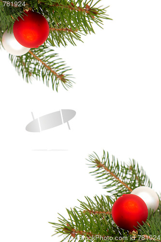 Image of Christmas tree decorations