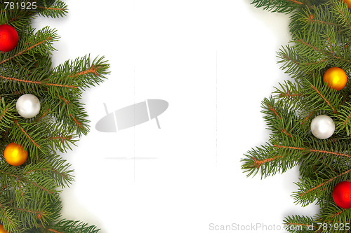 Image of Christmas tree decorations