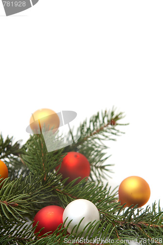 Image of Christmas tree decorations