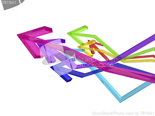 Image of Colorful arrows