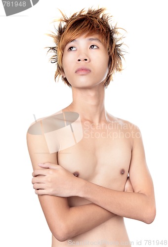 Image of Alluring Korean punk model