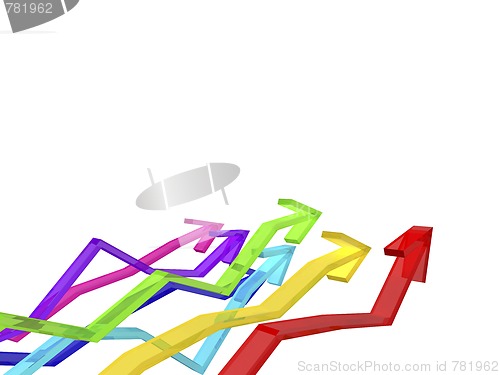 Image of Colorful arrows