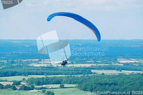 Image of Blue Paraglider