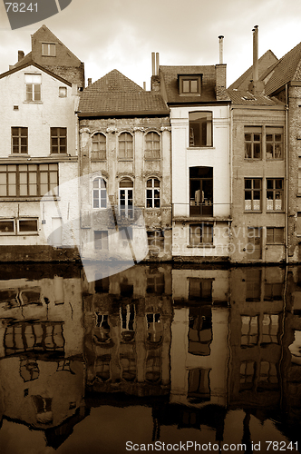 Image of Old houses. Ghent, Belgium