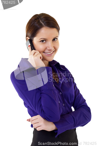 Image of Businesswoman on Phone