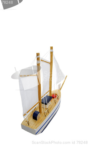 Image of toy sailing boat