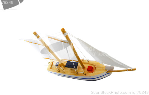 Image of toy sailing boat