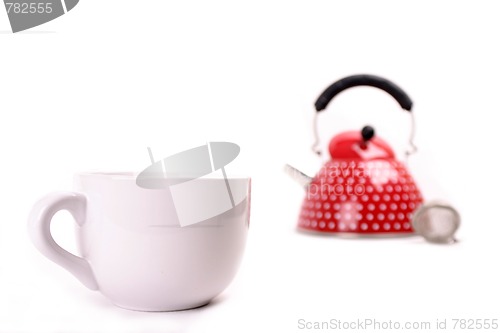 Image of Cup and kettle