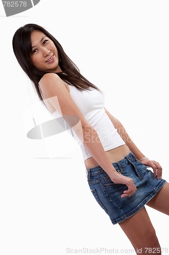 Image of Attractive twenties asian fashionable woman