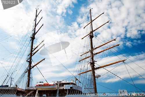 Image of Sailing over clouds