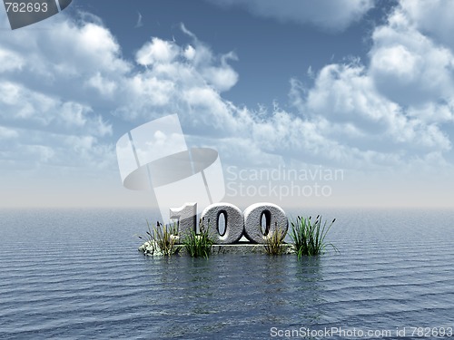 Image of monument one hundred