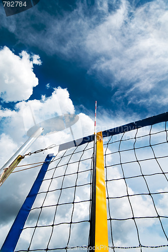 Image of Stormy volleyball