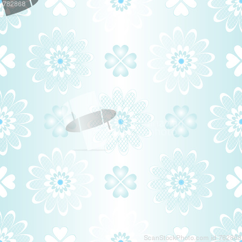 Image of Blue seamless pattern 