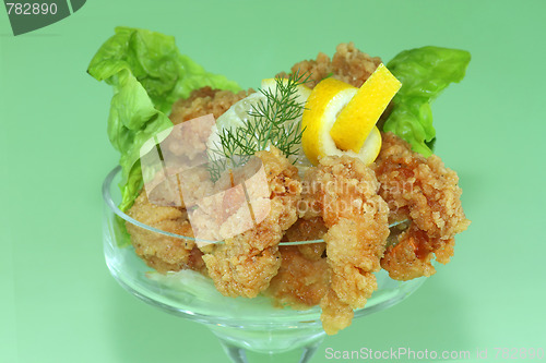 Image of Deep fried Kings prawns