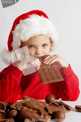 Image of Little chocolate Santa