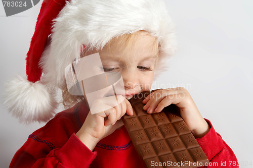 Image of Little chocolate Santa