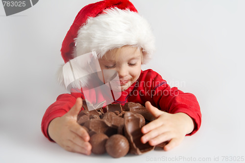 Image of Little chocolate Santa