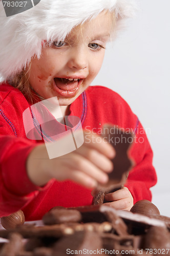 Image of Little chocolate Santa