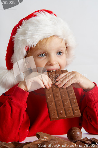 Image of Little chocolate Santa