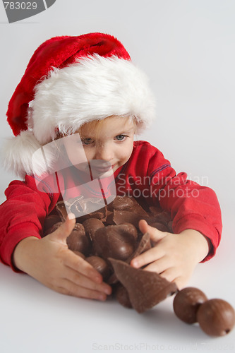 Image of Little chocolate Santa