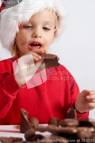 Image of Little chocolate Santa