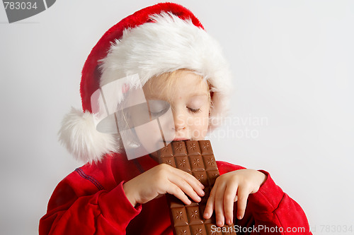 Image of Little chocolate Santa