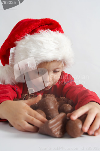 Image of Little chocolate Santa