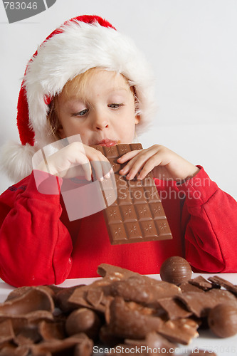 Image of Little chocolate Santa