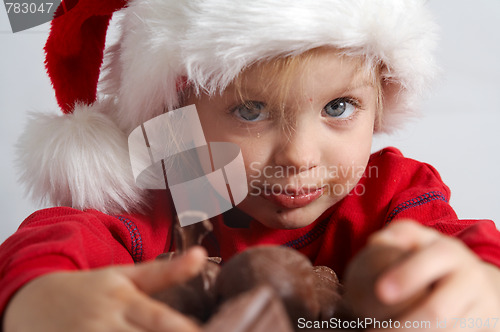 Image of Little chocolate Santa