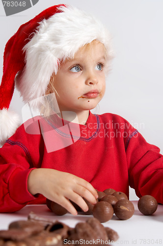 Image of Little chocolate Santa