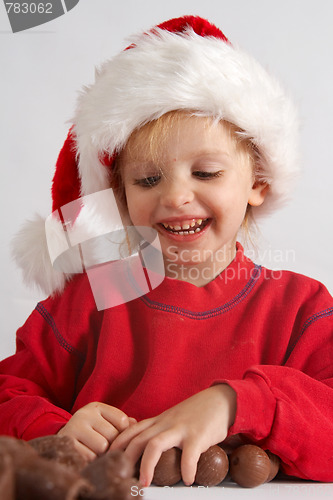 Image of Little chocolate Santa