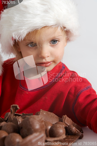 Image of Little chocolate Santa