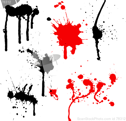 Image of Stains and drips