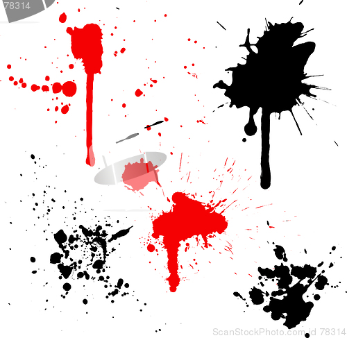 Image of Stains and splats
