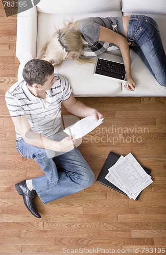 Image of Couple Managing Personal Finances