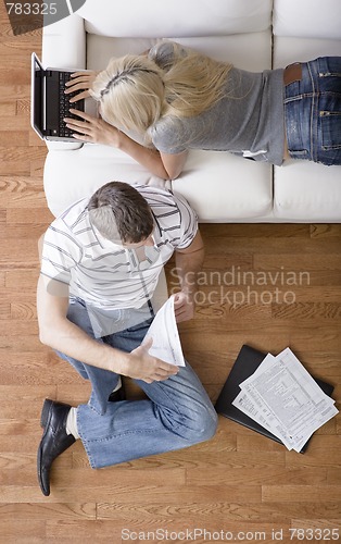 Image of Couple Managing Personal Finances